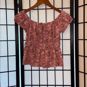 Cute pink floral top